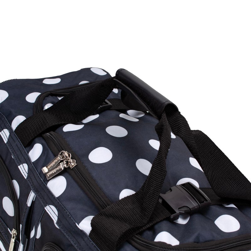 Rockland Rolling Duffel Bag, BLACKDOT, 22" - Image 5